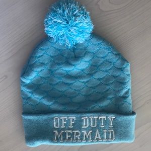 Blue mermaid beanie